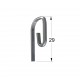 CURTAIN RAIL METAL HOOK / CHROME
